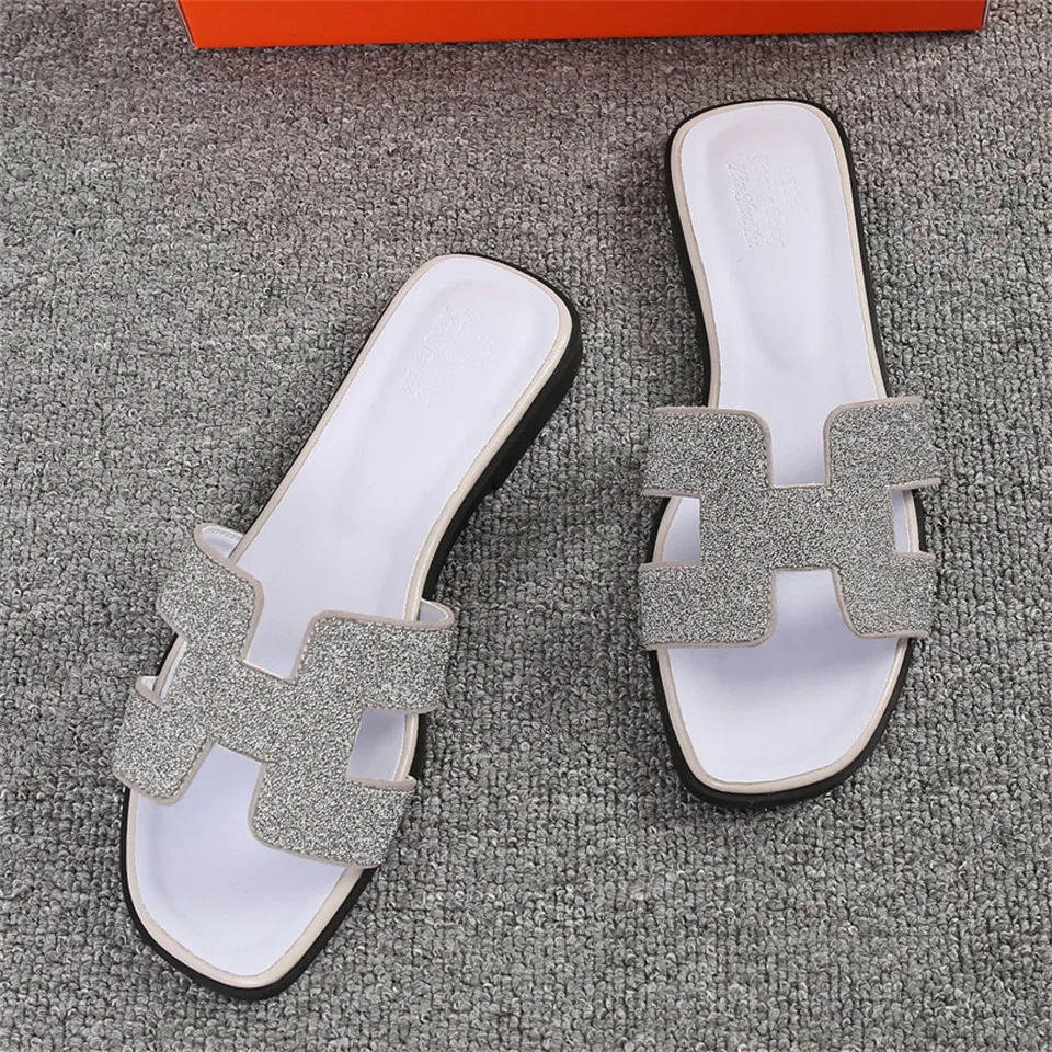 2018Summer Autumn Women Slippers Fashion Flat Heel Sandals Cool H Casual Shoes Ladies Flip Flo | Обувь