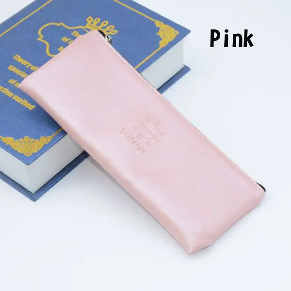 Pink Пенал школьный принадлежности Кале кутусу кавайная сумка cartucheras para lapices escolares papelaria criativa trousse scolaire stylo - Цвет: Pink