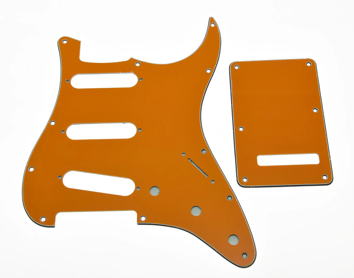 

Trem Cover,KAISH Orange ST Style SSS Guitar PickguardScrews Fits For Strat
