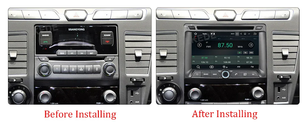 Новое поступление! PX30 android 9,0 dvd-плеер для автомобиля для SSANGYONG RODIUS 2004 с gps bluetooth 4G wifi Радио Стерео головное устройство