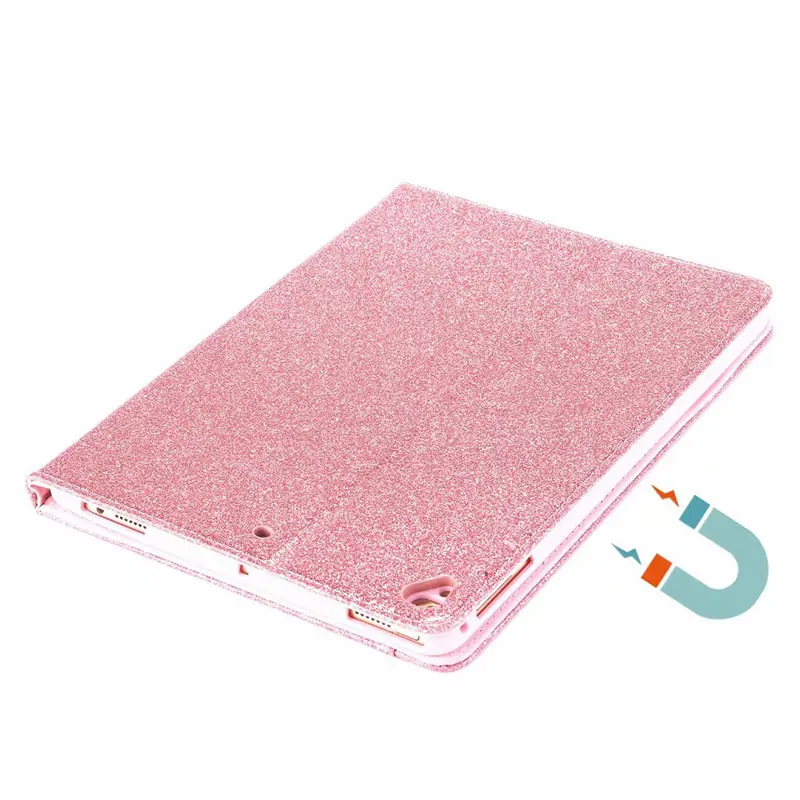 Для нового iPad 2018/2017 Карандаш Держатель флэш порошок кошелек кожаный смарт чехол