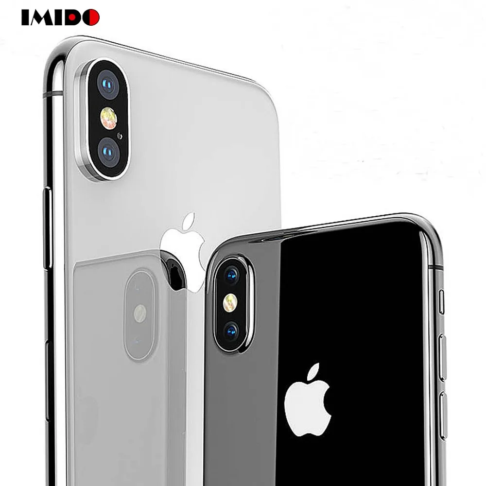 IMIDO Clear Ultra Thin Transparent Phone Case For iPhone 7 Soft TPU Cover X XR XS MAX 8 6 6S Plus 5S SE Coque |