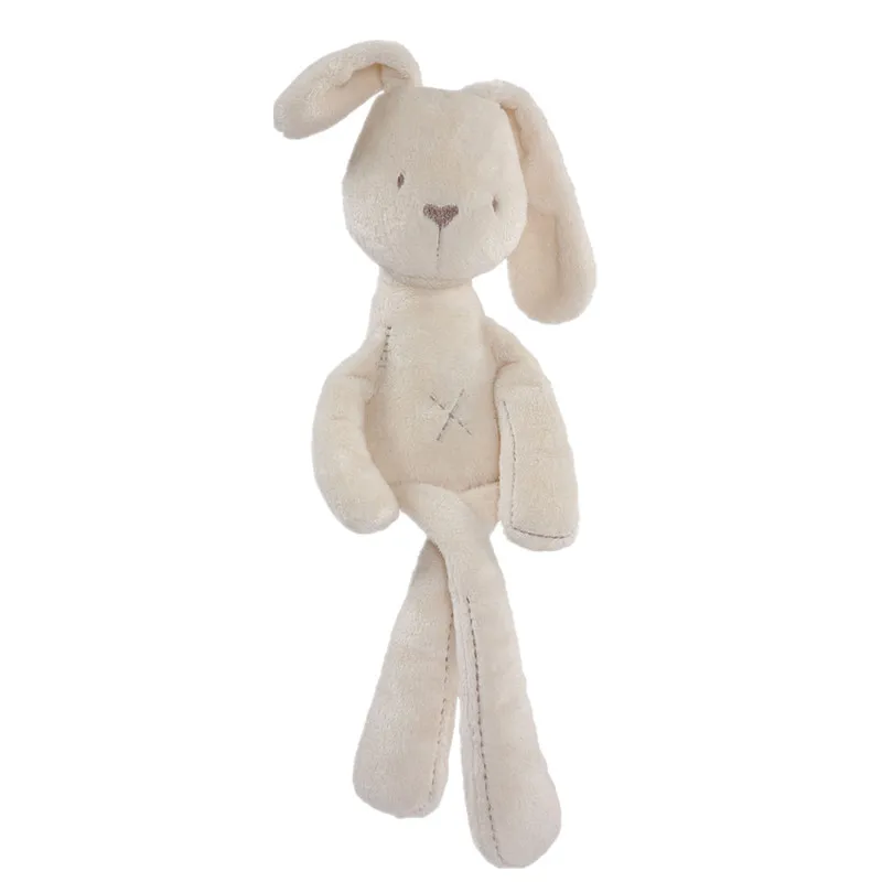 40 см чучело плюшевая игрушка в кровать кролик с длинными ушами Детская кукла для
