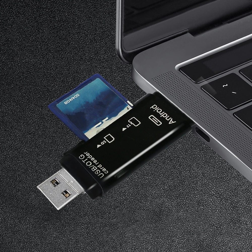 KEBIDU Type C micro USB OTG TF SD устройство для чтения карт памяти высокоскоростной USB2.0 ПК Android