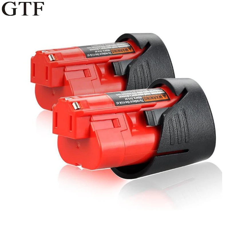Новый литий ионный аккумулятор 12 в 2000 мАч для Milwaukee M12 XC 48 11 2440 2402 2411 24011 C12B B6