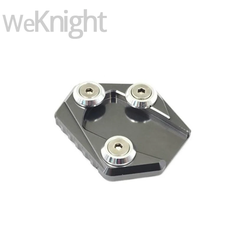 Motorcycle parts CNC Aluminum Side Stand Enlarge Kickstand Extension Plate Pad for Honda GROM MSX125 MSX 125 2014-2015 | Автомобили и