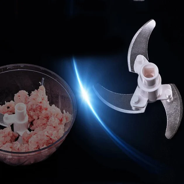 Руководство Еда Chopper Кухня потянув Multi Функция Спираль Тесак Dicer мясорубку