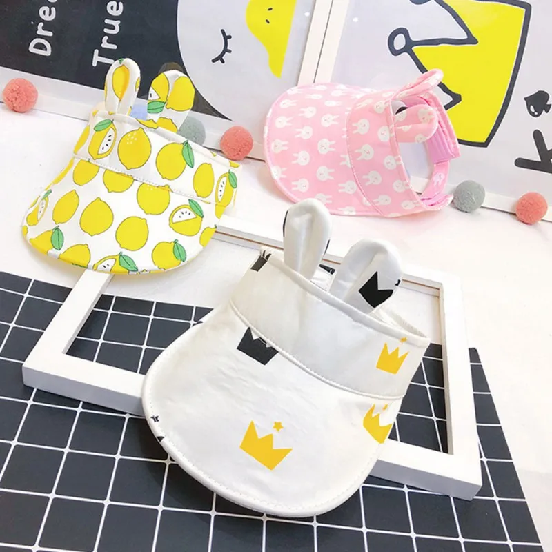 Летняя детская шапка милая шляпа от солнца для девочек Корейская версия пустая