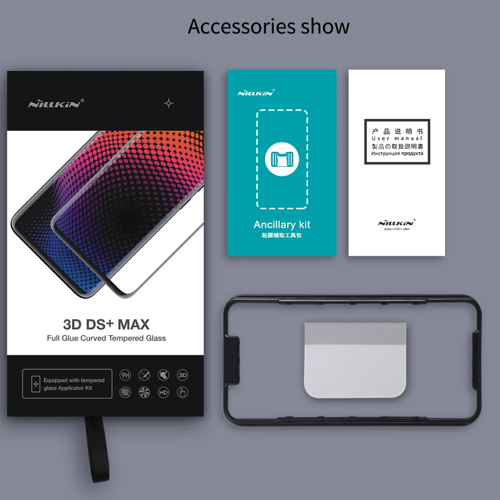 

sFor Samsung Galaxy Note 9 Glass Tempered 9D Screen Protector Nillkin DS+ MAX Full Cover Safety Glass For Samsung Galaxy Note 9