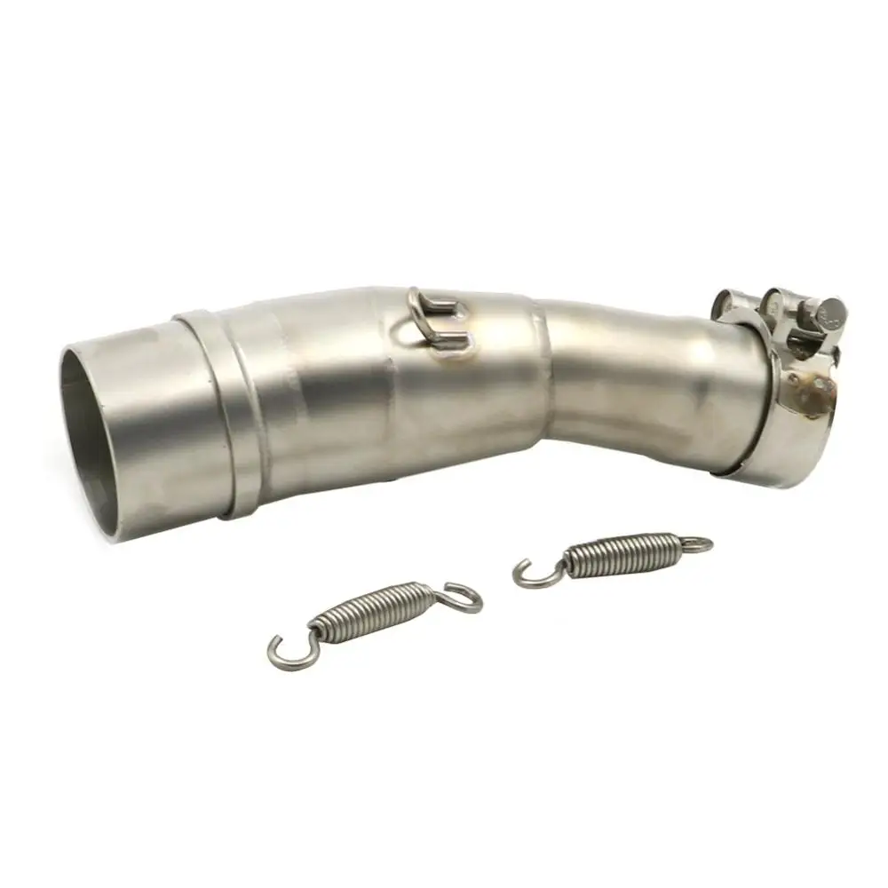 Middle Pipe Для Yamaha XMAX250 300 400 мотоцикл из нержавеющей стали без шнуровки глушитель Передняя средняя труба средняя колено изгиб трубы - Цвет: Middle Pipe