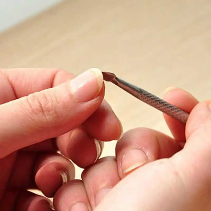 Пилка для ногтей 13 мм 1 шт. Портативные Инструменты из нержавеющей стали