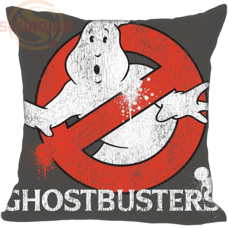 Лидер продаж; Новинка пользовательские Ghostbusters логотипы Мультфильм площадь Наволочки на молнии наволочки на заказ 20x20 см, 35x35 см, 40x40 см - Цвет: 2