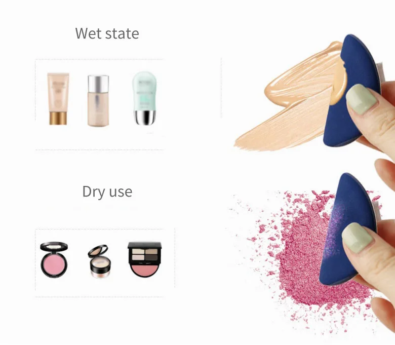 6 шт. спонж для нанесения основы под макияж Maquiagem Make Up женский лица красота тела