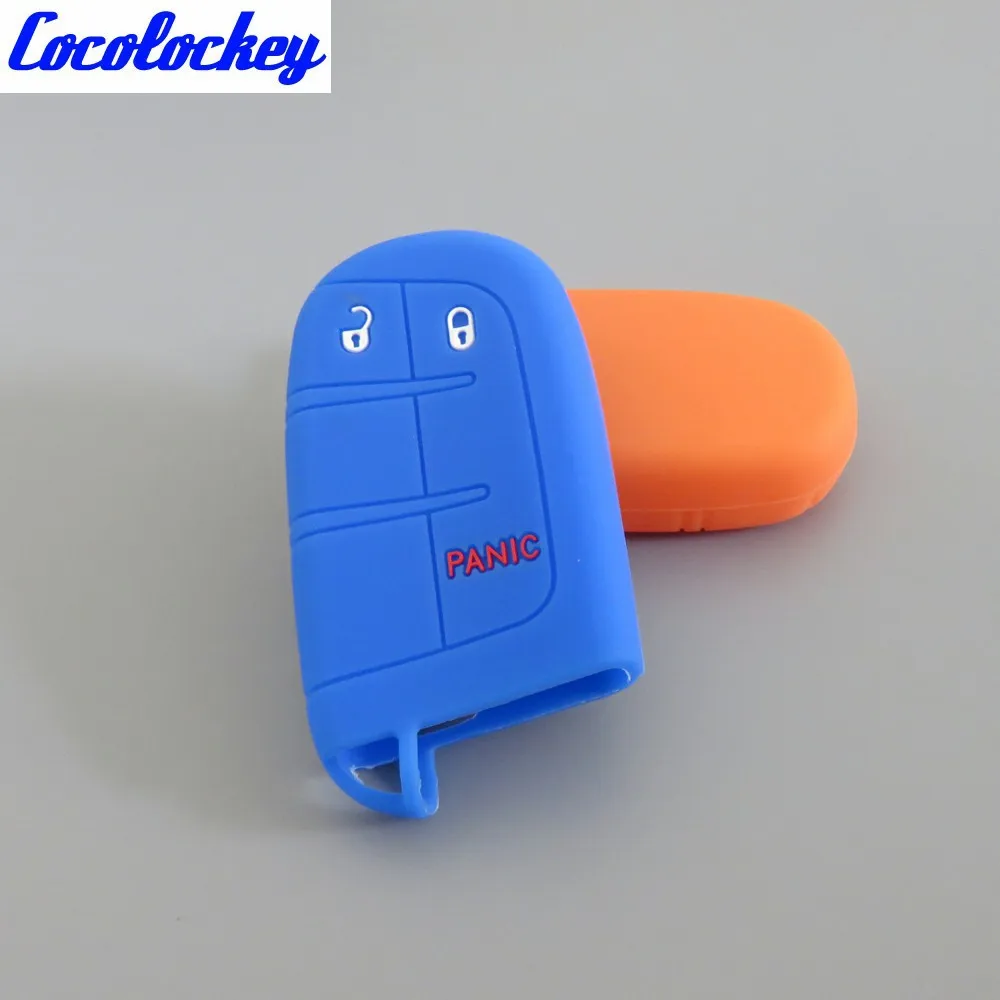 Силиконовый чехол Cocolockey для смарт ключа дистанционного управления JEEP CHRYSLER
