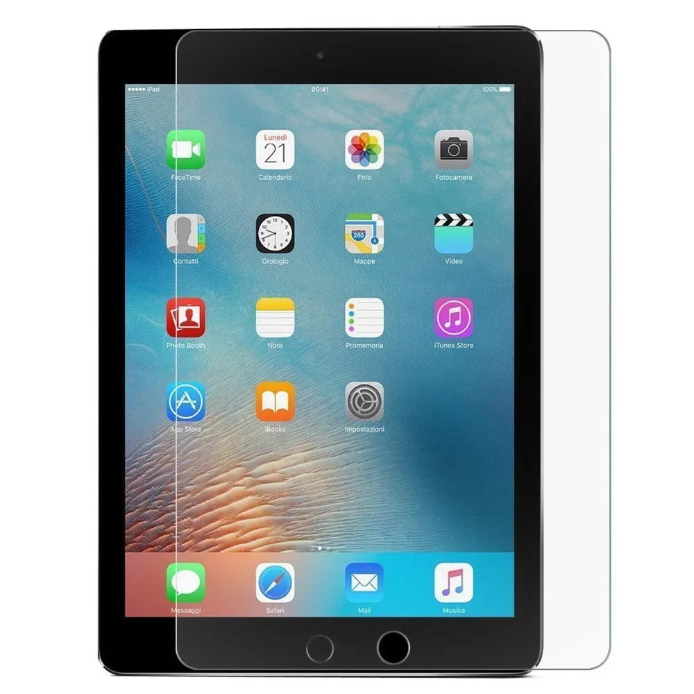 For iPad 9.7 2018 iPad9.7 2017 A1822 A1823 Tempered Glass Screen ProtectorScreen Film A1893 A1954 Guard Cover Protection | Компьютеры и