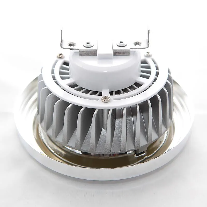 10 шт. AR111 QR111 ES111 GU10 Светодиодная лампа Вт 12 15 DC12V прожектор cob свет Ampoule G53 теплый