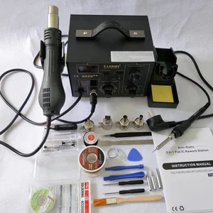 Станция паяльная Saike 852D ++, 220 В или 110 В + подарок