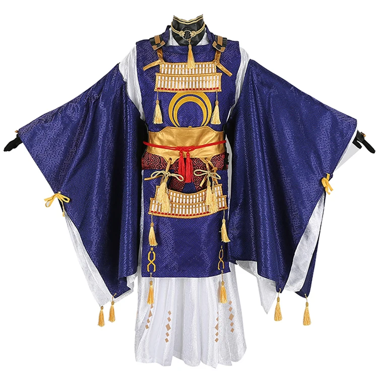 Аниме! Touken Ranbu Online Mikazuki Munechika кимоно самурайский костюм униформа косплей наряд на