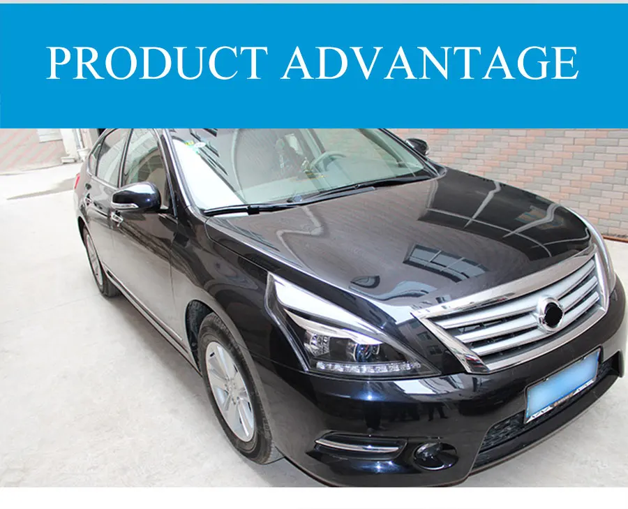 2 шт. светодиодный фары для Nissan Teana 2008-2012 светодиодный автомобильный фонарь ангельские глазки ксенон HID комплект Противотуманные фары светодиодный дневные ходовые огни