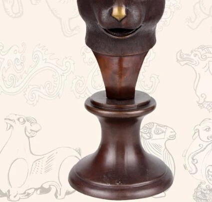 Китайская Бронзовая Домашняя Декоративная скульптура благоприятная статуя