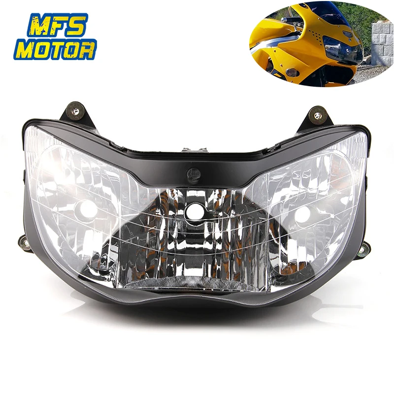 

Головной светильник для 00-01 Honda CBR 900 929 RR CBR900RR CBR929RR мотоциклетные передние противотуманные лампы в сборе верхней головки светильник Корпус ...