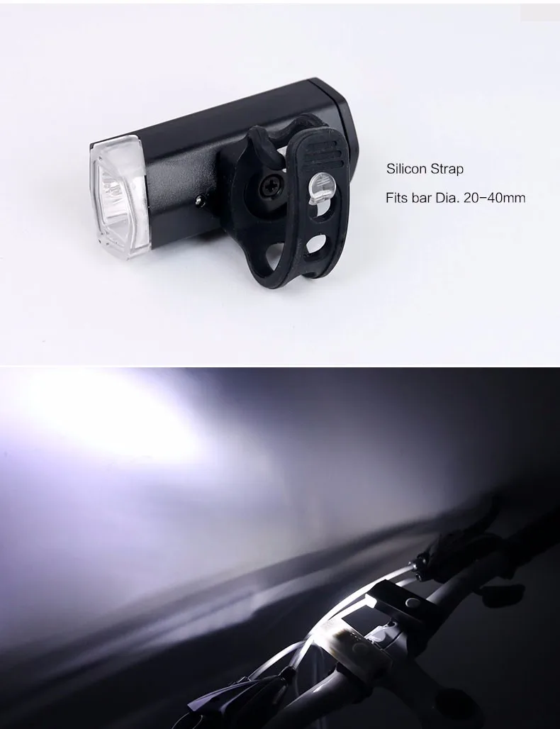 Перезаряжаемый USB светодиодный велосипедный фонарь для велосипеда MTB передний велосипедный фонарь фара Фара велик велосипед свет#244509