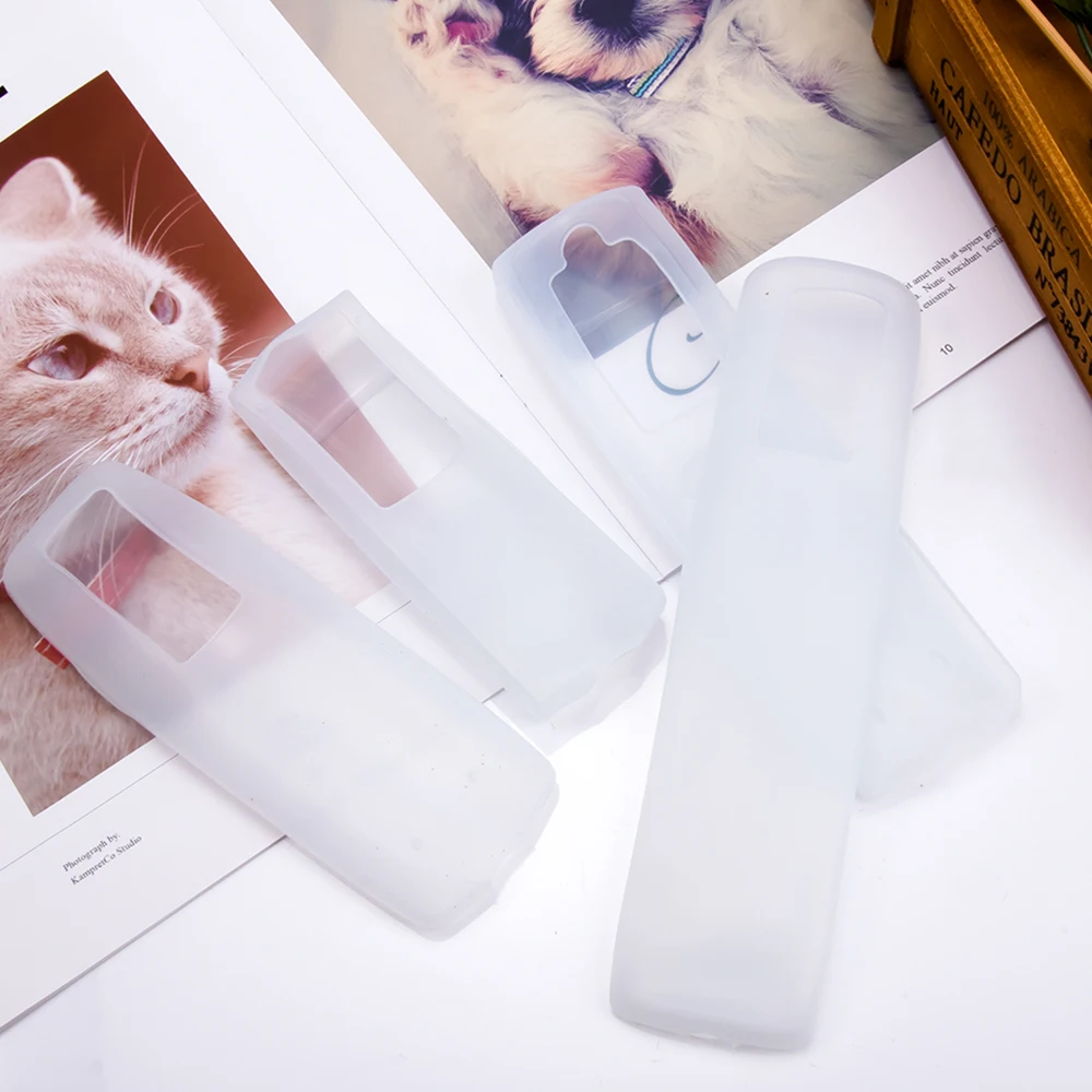 1 шт. чехол для пульта дистанционного управления ТВ силиконовый прозрачный