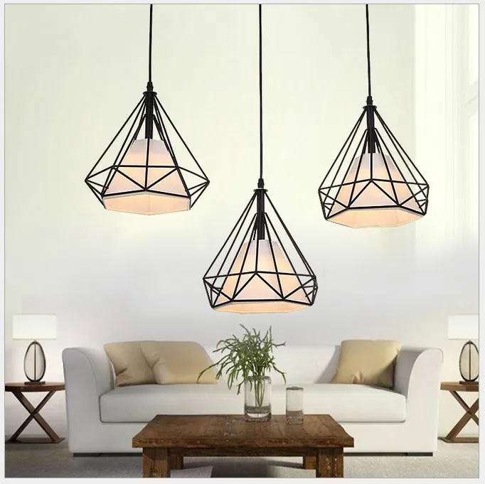 

Retro indoor lighting Vintage pendant light LED lights 24 kinds iron cage lampshade warehouse style light fixture