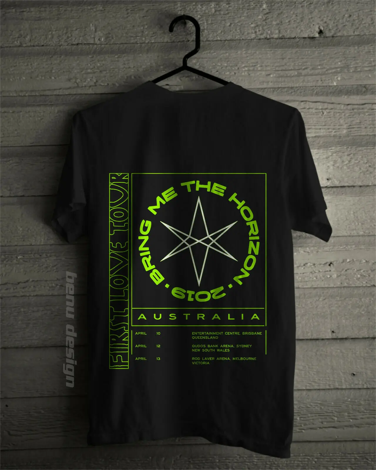 Футболка BRING ME THE HORIZON FIRST LOVE TOUR 2019 Австралийское качество мужские футболки с