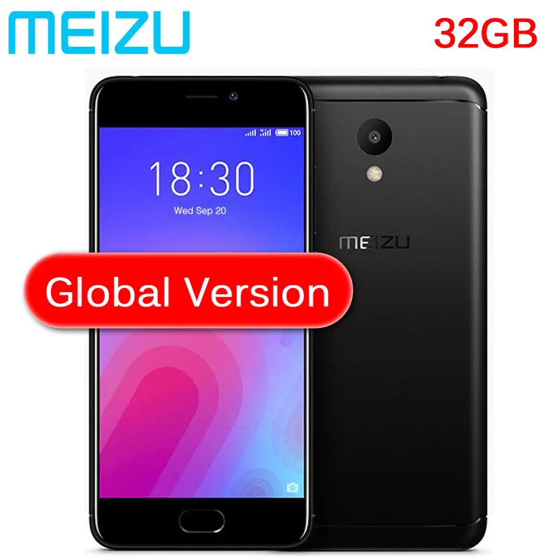 Оригинал Meizu M6 3 ГБ 32 4 г LTE MEILAN мобильный телефон 5 2 дюймов MTK6750 Восьмиядерный gps WI FI
