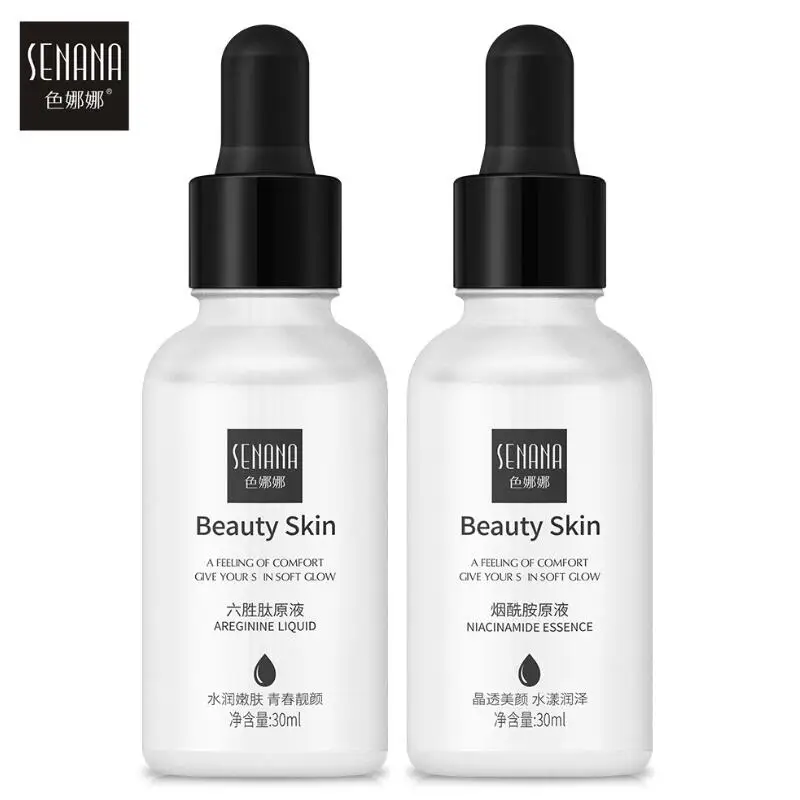 Argireline Face Serum Nicotinamide Extract Facial Essence Liquid Moisturizing Refresh Skin Care Shrink Pores