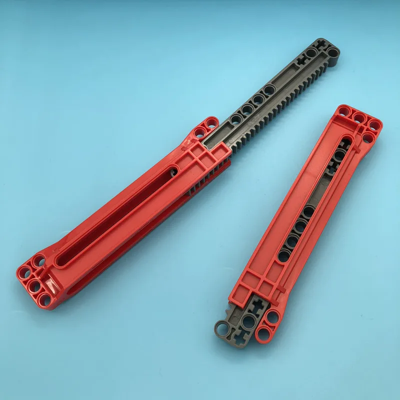 1 комплект деталей серии MOC детали из кирпича часть 18942 + 18940 зубчатая стойка 1x14x2
