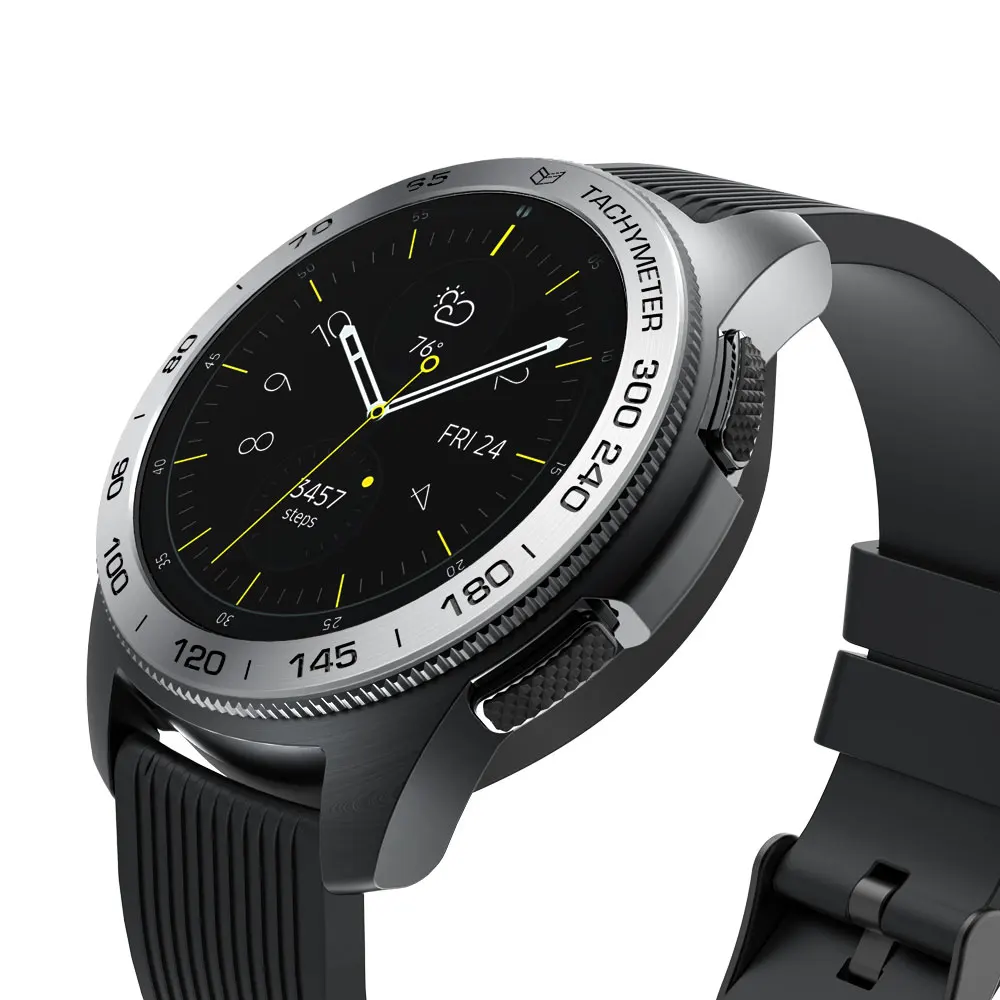Сменные Смарт часы Аксессуары для Samsung Galaxy Watch 42 мм ободок кольцо клейкая крышка