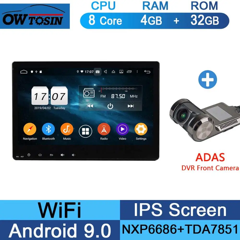 32G Adas Camera 10," ips 8 Core 4G+ 64G Android 9,0 автомобильный dvd-плеер для Honda Vezel HR-V HRV XR-V gps Радио Parrot BT - Цвет: 32G Adas Camera