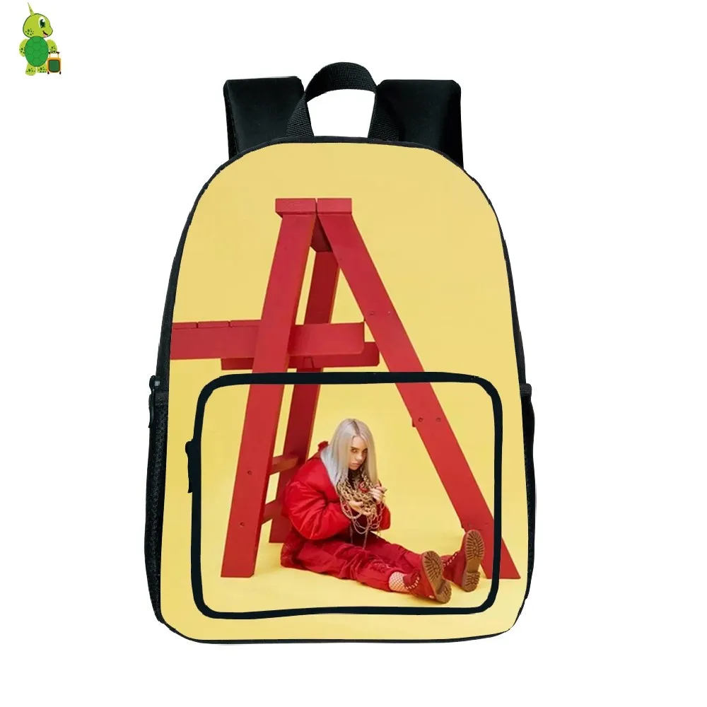 Billie Eilish рюкзак с принтом рок-звезды, школьный рюкзак для подростков, женщин, мужчин, повседневный рюкзак, модная дорожная сумка, водонепроницаемая сумка, подарок для вентилятора - Цвет: 20