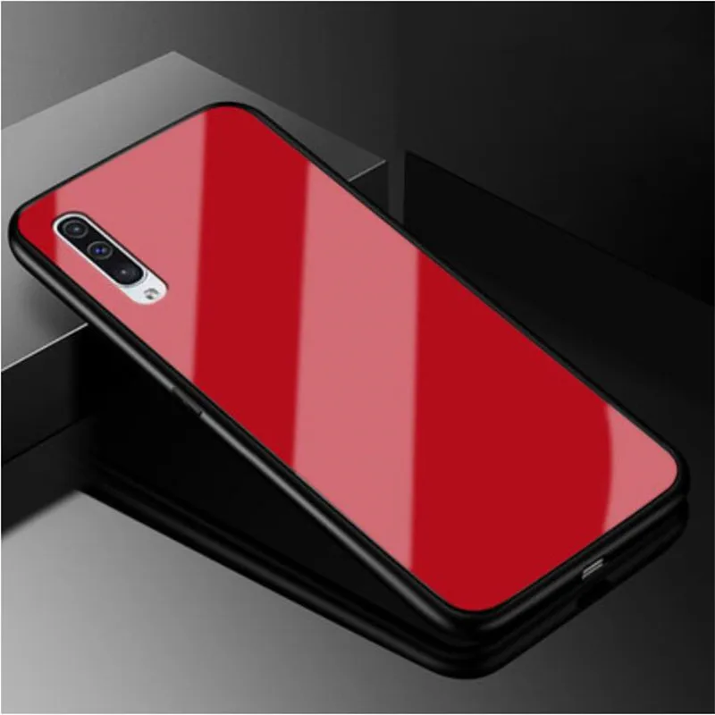 as photo 25 6," Funda для samsung Galaxy A50 чехол стекло твердая задняя крышка чехол для телефона для samsung Galaxy A50 чехол TPU рамка A 50 Coque - Цвет: as photo 25