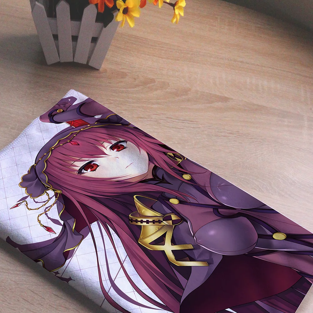 Аниме JK Fate Grand Order Scathach Cosplay FGO пляжное банное полотенце для лица мультяшная