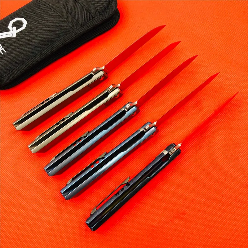 9TiEDC Djinn оригинальный нож из титанового сплава ручка складной открытый M390