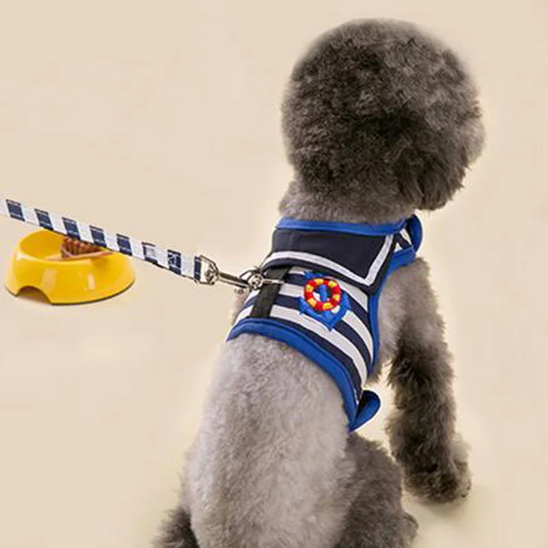 Воздухопроницаемые комбинезоны в стиле милитари для собак маленьких поводок и