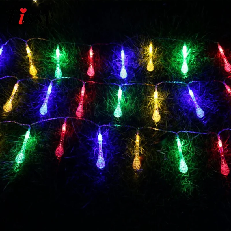 2 м светодиодные гирлянды в форме капли светодиодная гирлянда для дома