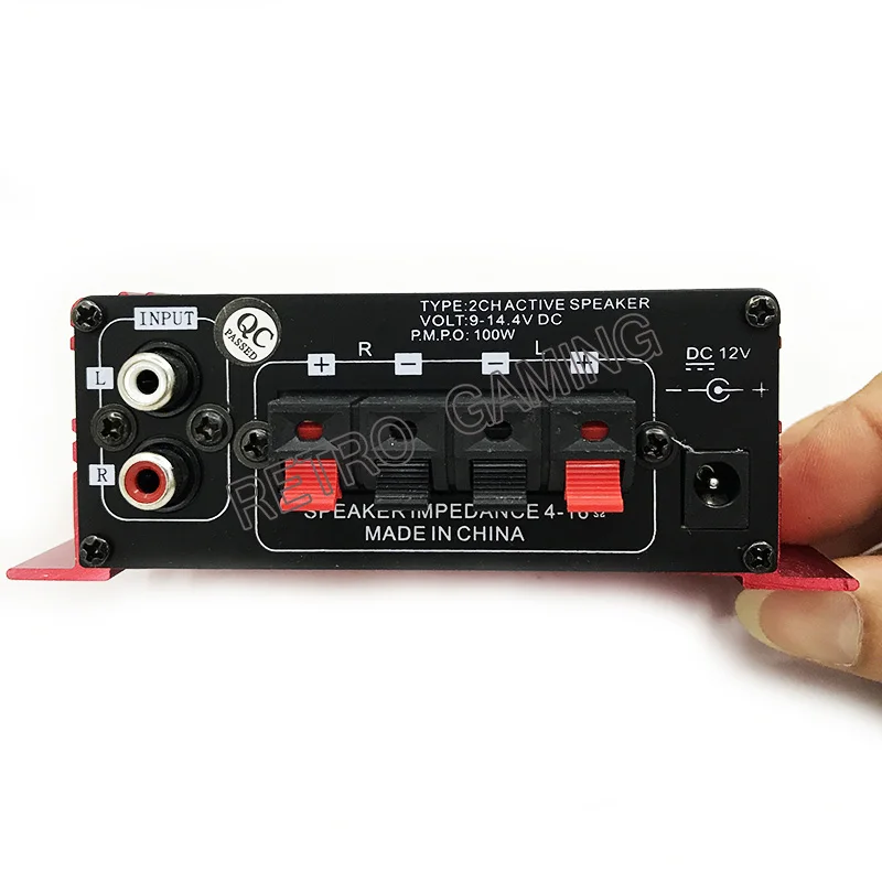 Запчасти для игровых автоматов MA 170 12V 2 канальный светодиодный мини Hi Fi стерео