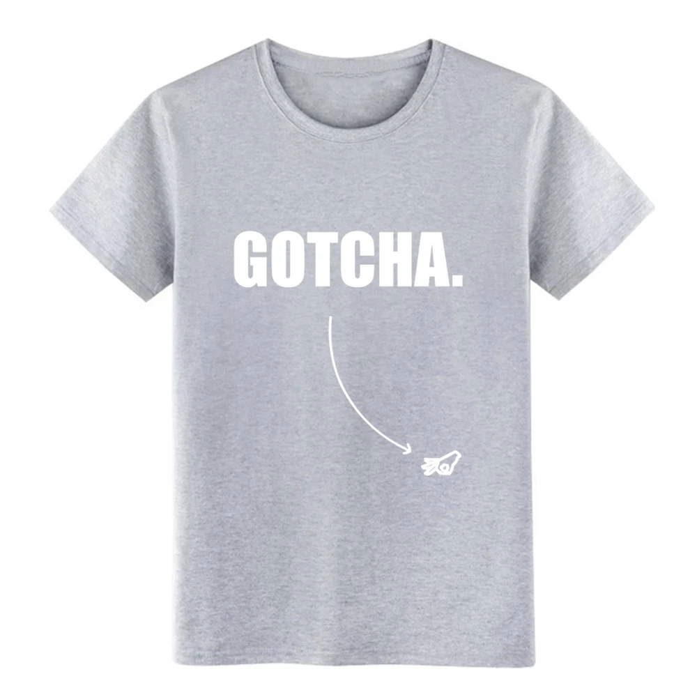 Мужская футболка Gotcha Meme Finger Circle, футболка на заказ, размер S-3xl, стандартный солнечный свет, аутентичная летняя стильная футболка