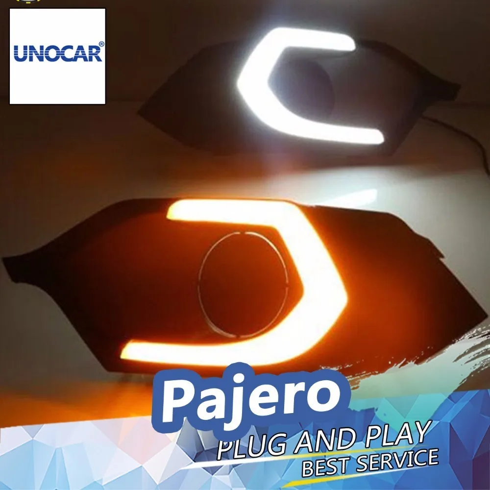 Автомобильный стиль для 13 16 Mitsubishi Pajero LED светильник руководство Габаритные огни s