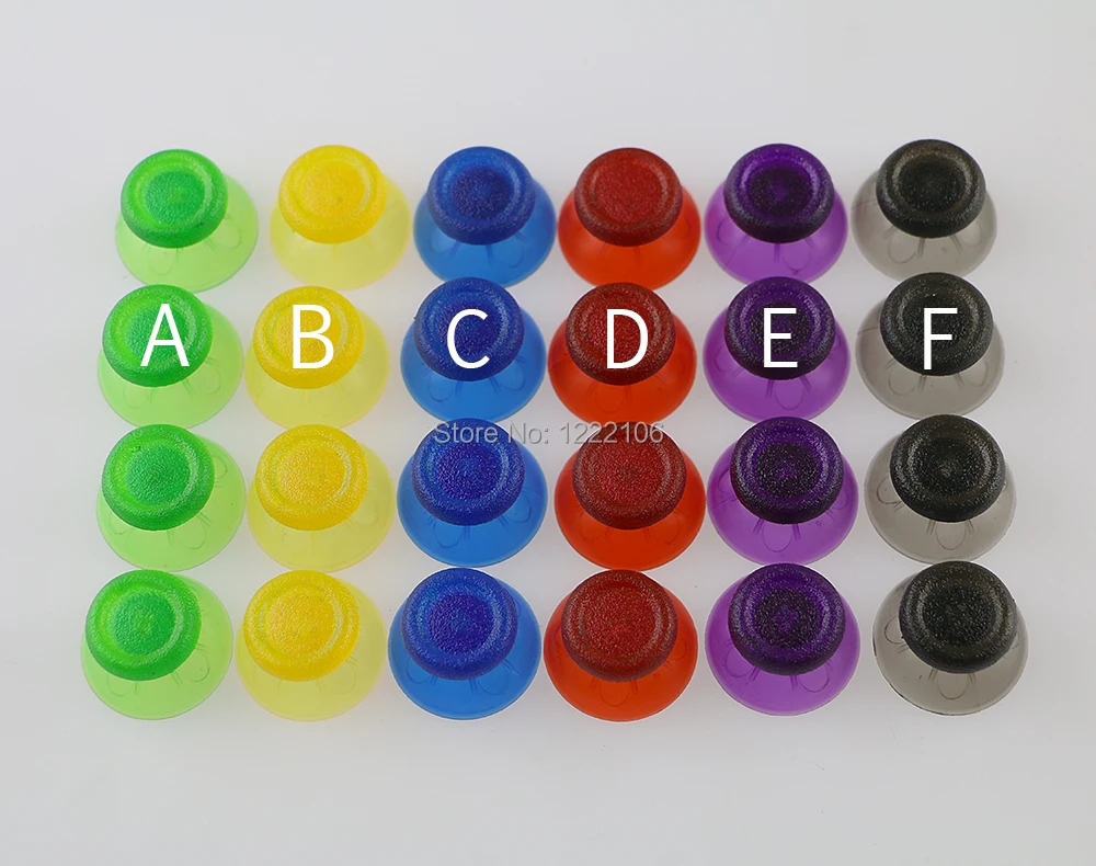 4 шт. Прозрачный гриб Thumbsticks сменный аналог Пластик 3D джойстик Кепки Крышка для PS4
