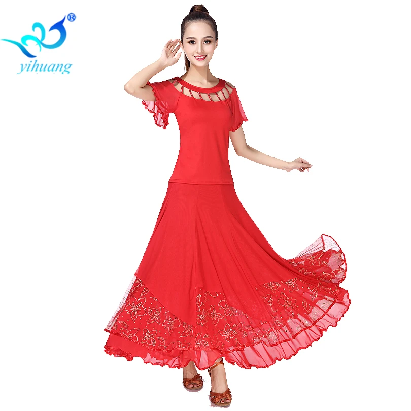 Женский современный костюм Танго для бальных танцев соревнований вальса