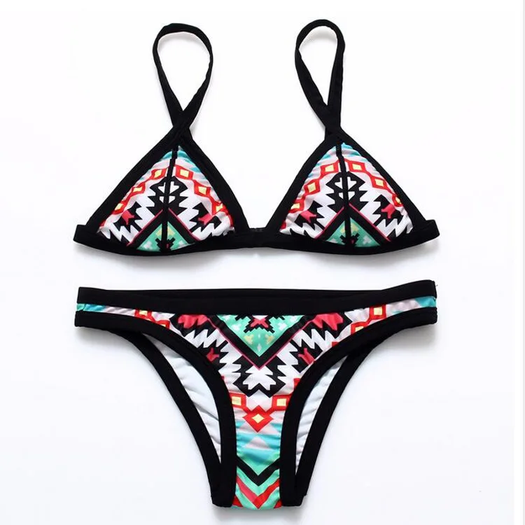 Zkceenier Bikinis 2019 Mujer Sexy Floral Bikini Set Swimwear Swimsuit Bandage Beach Wear Bathing Suit Push Up Monokini |