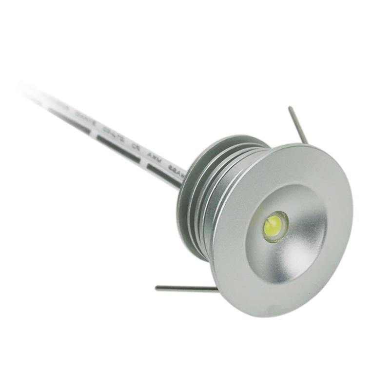 YLSTAR Бесплатная доставка DC3V DC12 24V DC85 265V 1 Вт Мини светодиодный прожектор 25 мм вырез
