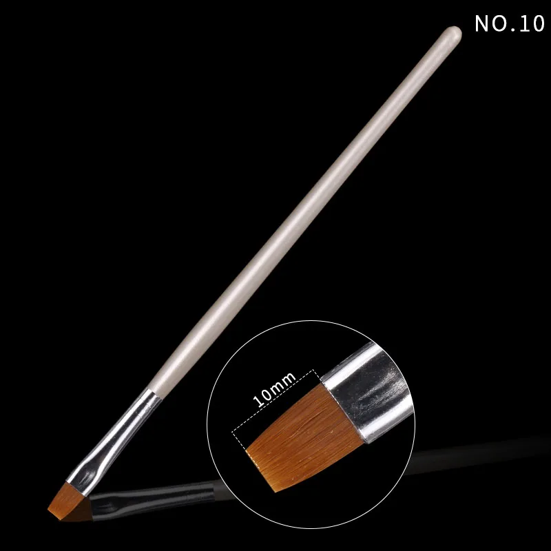 5 Pcs/set Painting Drawing Carving Nail Art Pen UV Gel Polish Builder Flat Acrylic Brush Design Tips DIY Manicure Tools | Красота и