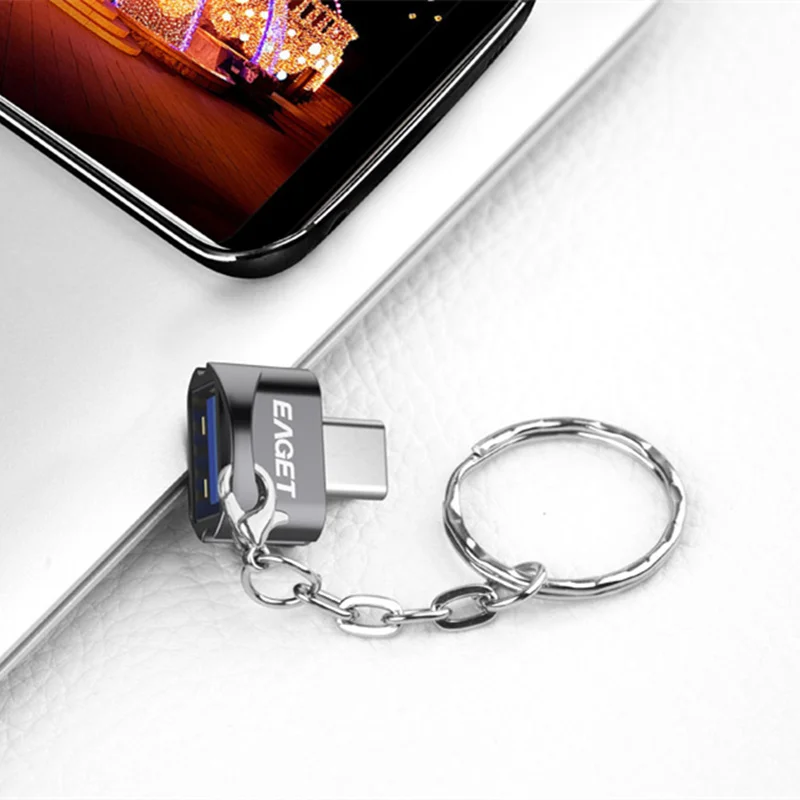 Eaget EZ02 T OTG Type C адаптер к USB 2 0 кабель конвертер для Samsung S8 Huawei Mate9 телефон Usb палке