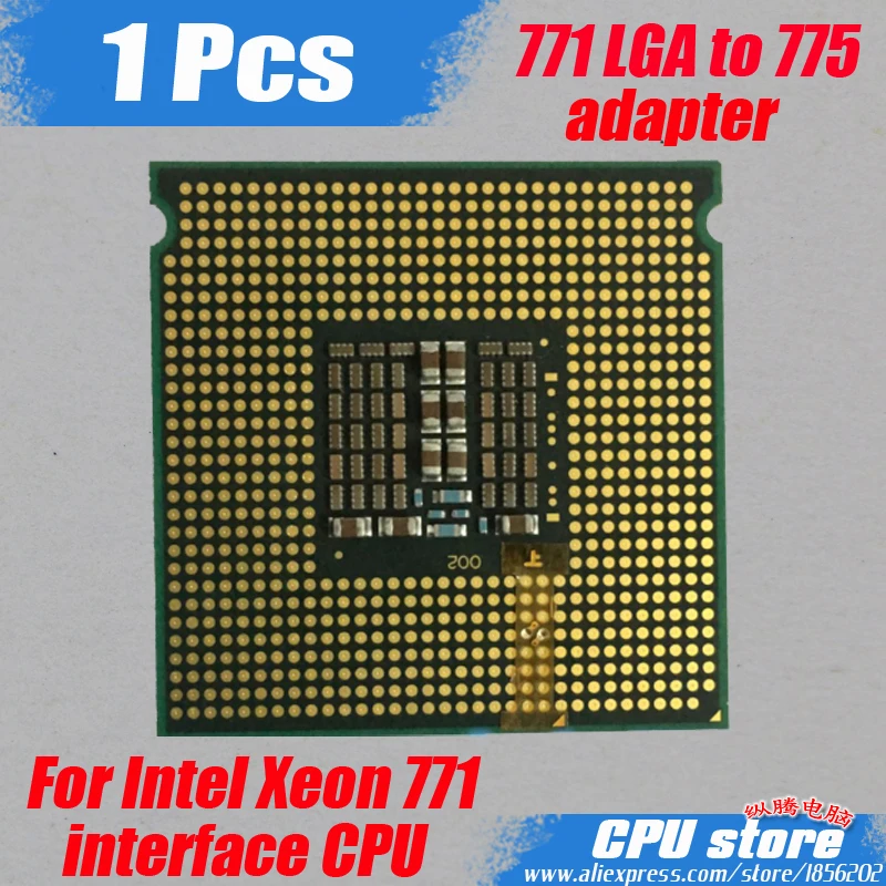 Адаптер для Intel адаптер ЦП Xeon E5430/E5420 X5460/E5450/E5462/E5440/L5420/L5430/X5470/X5472/X5482/X5260 1 шт.|lga adapter|771